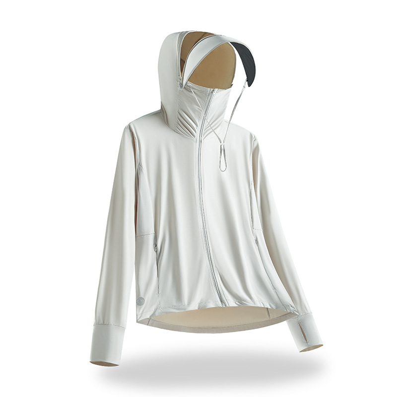 Kapuljačasti vanjski windbreaker s UV zaštitom, najlonom, brzo suši, prozračan, za ribolov i planinarenje