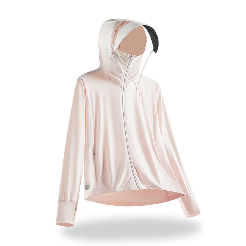 Kapuljačasti vanjski windbreaker s UV zaštitom, najlonom, brzo suši, prozračan, za ribolov i planinarenje