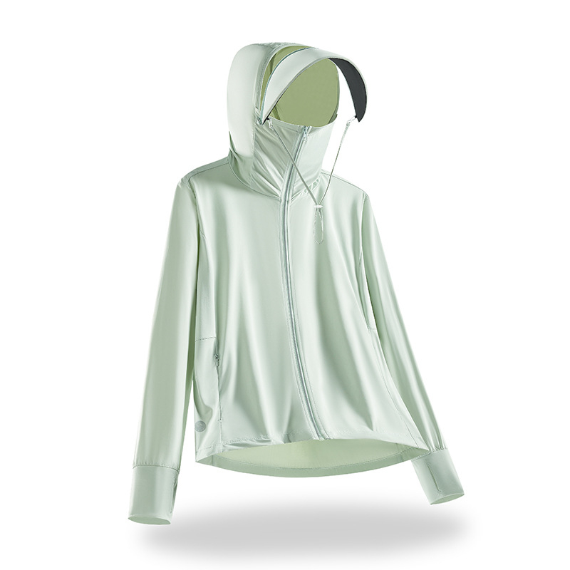 Kapuljačasti vanjski windbreaker s UV zaštitom, najlonom, brzo suši, prozračan, za ribolov i planinarenje
