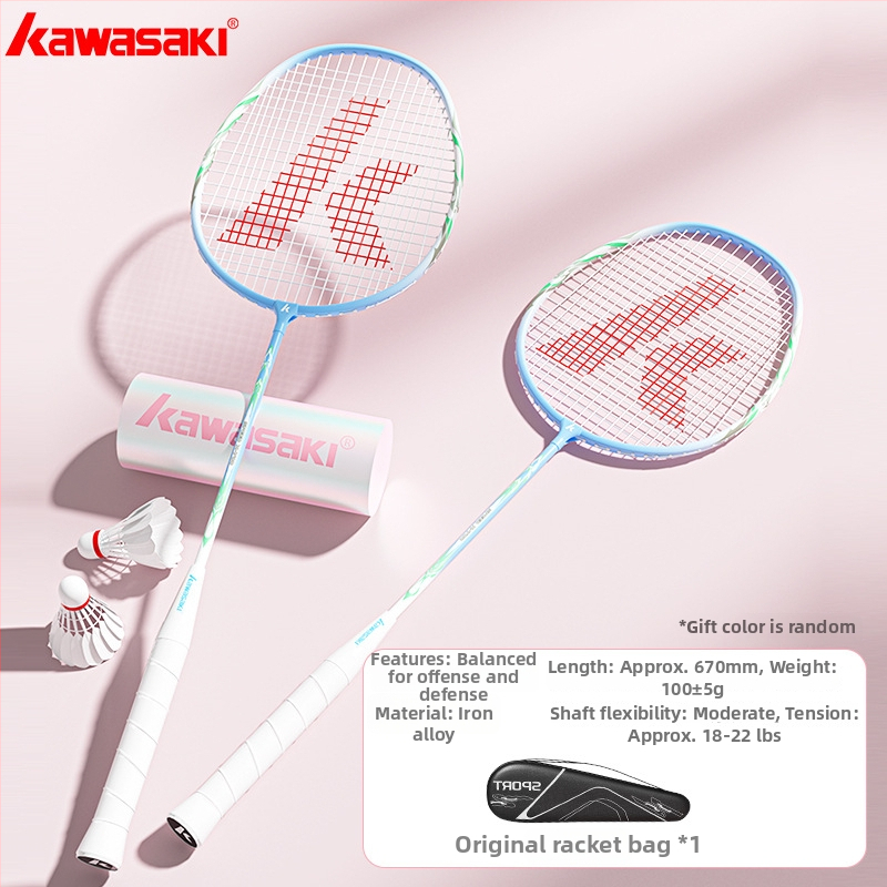 Ρακέτα Μπάντμιντον Kawasaki X700 — Πλαίσιο από κράμα σιδήρου, Νήμα από ίνες, Βάρος 95–100 g, Λαβή G3