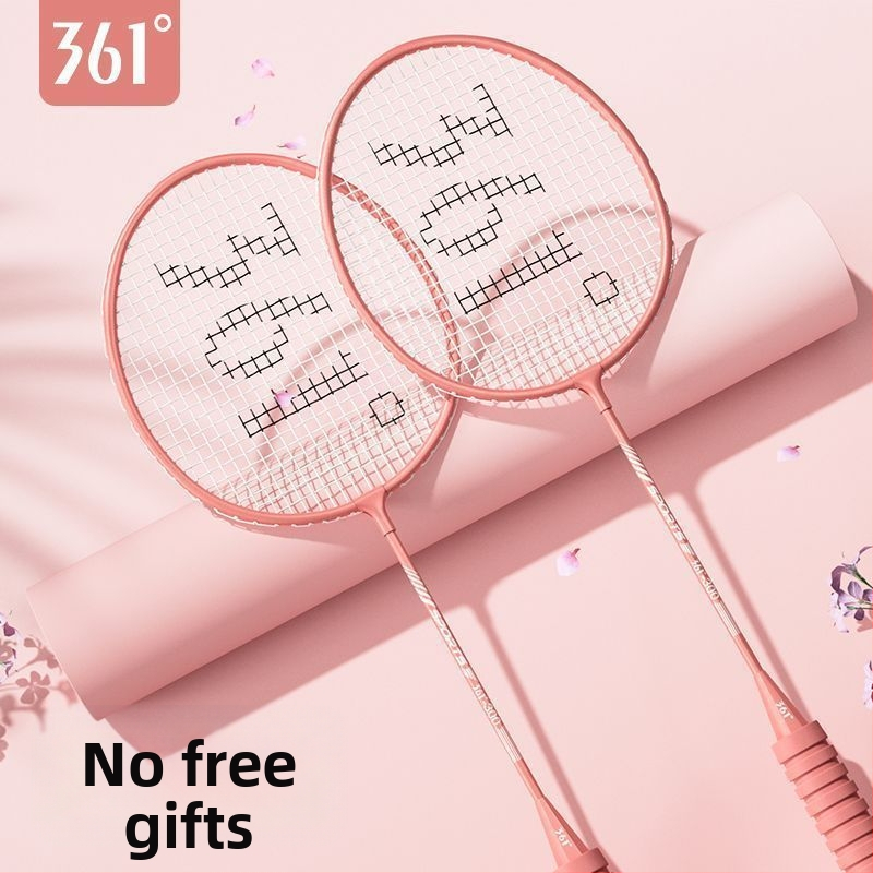 Ρακέτα Μπάντμιντον 361° – άμεσο χτύπημα; πλαίσιο από κράμα άνθρακα-αλουμινίου; βάρος 95-100 g; νάιλον χορδές; πάχος λαβής G5