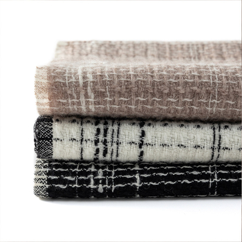 Μαντήλι από 100% μαλλί, πλεκτό για τον χειμώνα, μεσαίο μήκος, ευέλικτο και κομψό