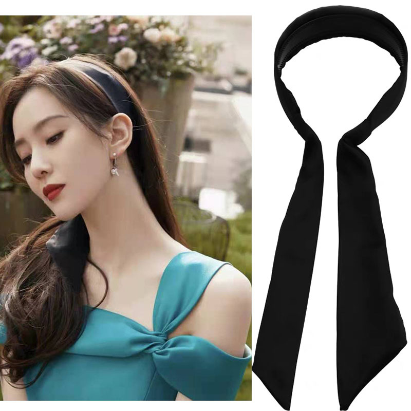 Bentiță pentru păr din țesătură, design geometric, stil Star Street Shooting, pentru femei