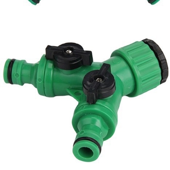 JN Trojcestný rozdeľovač pre hadicu s prepínacím ventilom – Plast technický, Model 1, Číslo JN-1091-1