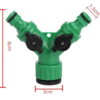 JN Trojcestný rozdeľovač pre hadicu s prepínacím ventilom – Plast technický, Model 1, Číslo JN-1091-1