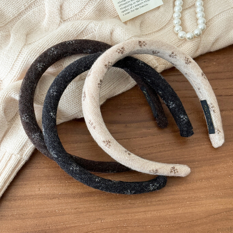 Retro kis virágos hajpánt, magas koronával, textilből készült hajdísz, koreai stílus, márka Cute and Lovable, őszi 2025