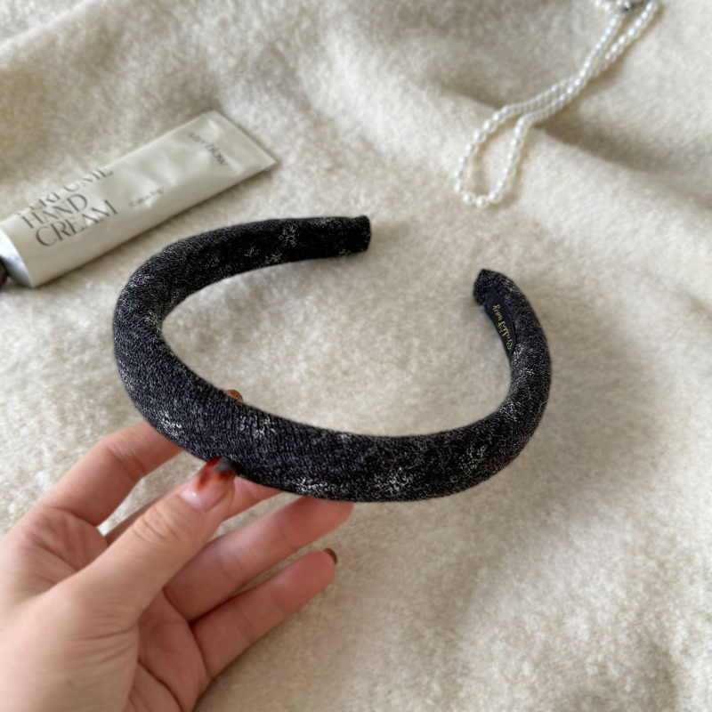 Retro kis virágos hajpánt, magas koronával, textilből készült hajdísz, koreai stílus, márka Cute and Lovable, őszi 2025