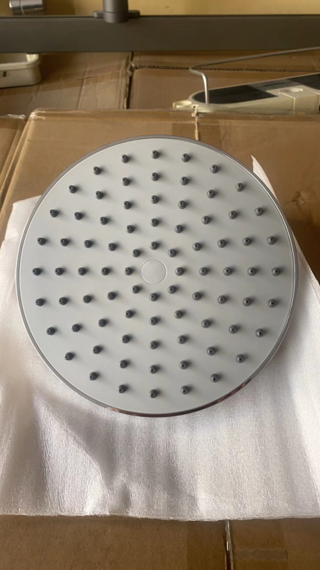 Tuš set s kapom za kišu, ABS materijal, elektroplatinirani završetak, minimalistički stil