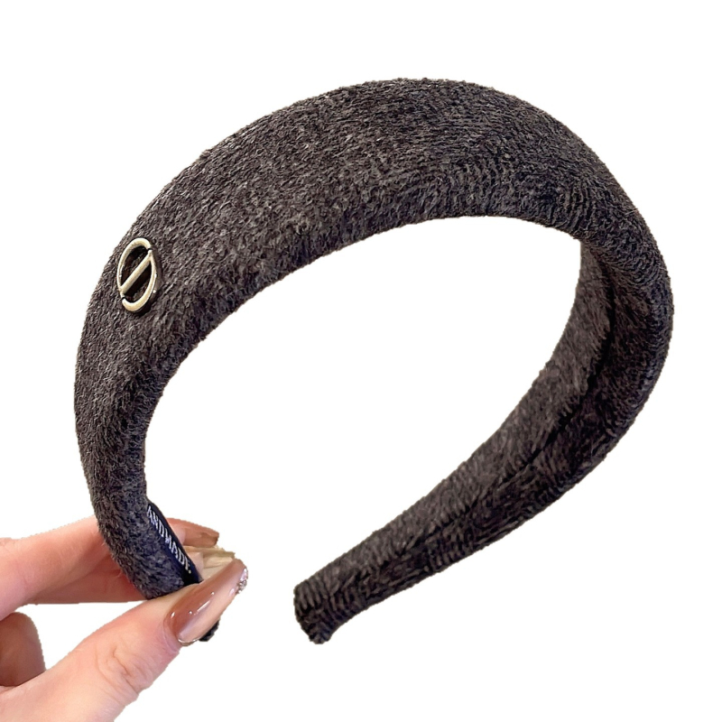 Női Koreai stílusú széles fejpánt, kézzel készített, kevert anyagokból, eredeti dizájn.