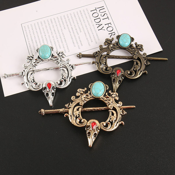 Clema de păr din aliaj pentru coc, accesorii feminine în stil desene animate, Iarna 2025