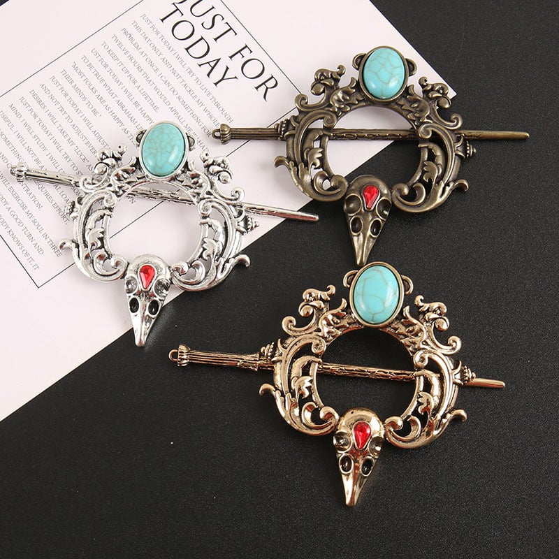 Clema de păr din aliaj pentru coc, accesorii feminine în stil desene animate, Iarna 2025