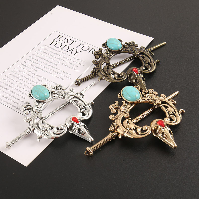 Clema de păr din aliaj pentru coc, accesorii feminine în stil desene animate, Iarna 2025