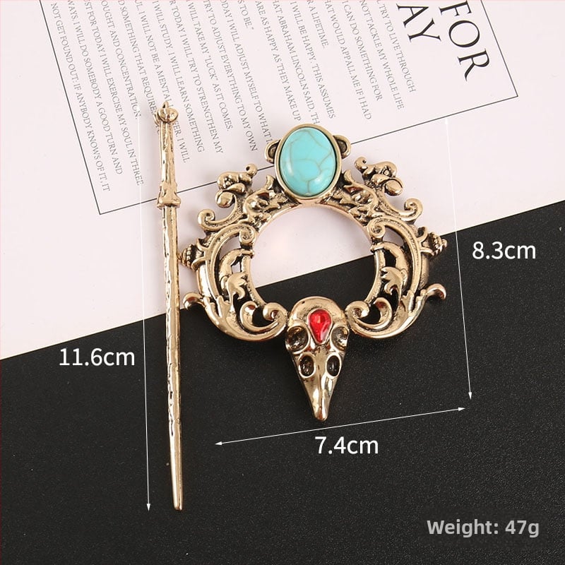 Clema de păr din aliaj pentru coc, accesorii feminine în stil desene animate, Iarna 2025