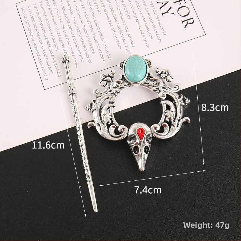 Clema de păr din aliaj pentru coc, accesorii feminine în stil desene animate, Iarna 2025