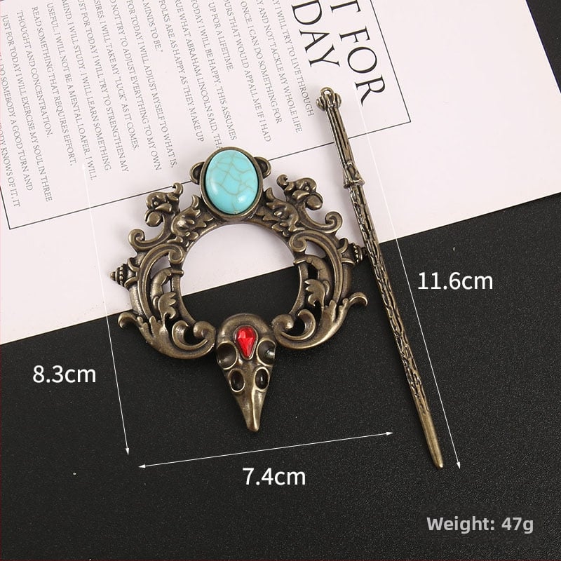 Clema de păr din aliaj pentru coc, accesorii feminine în stil desene animate, Iarna 2025