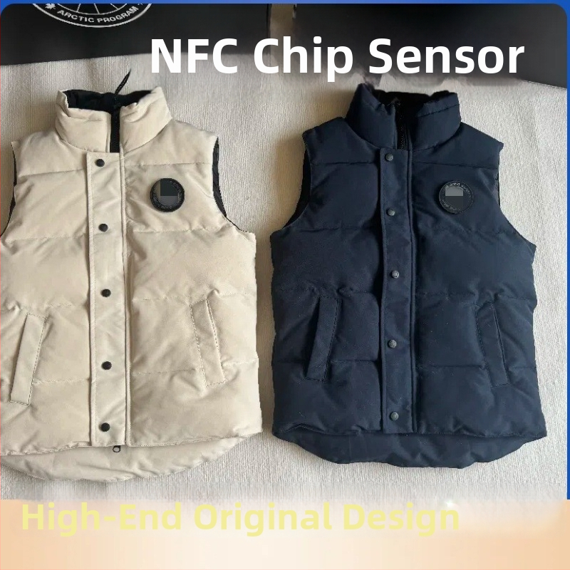 Unisex vesta s výplňou z bieleho kačacieho peria, stojací golier, vodeodolná, nylonový povrch, modalová podšívka