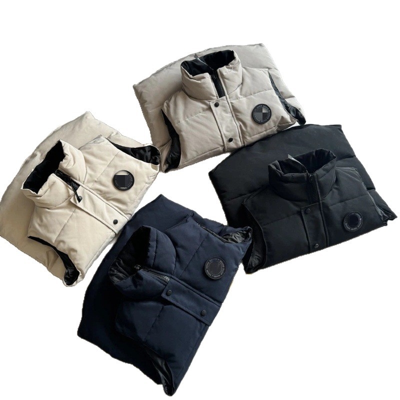 Unisex γιλέκο με πούπουλο (down), με σταθερή γιακά, αδιάβροχο, εξωτερικό νάιλον, επένδυση modal
