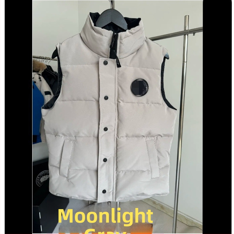 Unisex γιλέκο με πούπουλο (down), με σταθερή γιακά, αδιάβροχο, εξωτερικό νάιλον, επένδυση modal