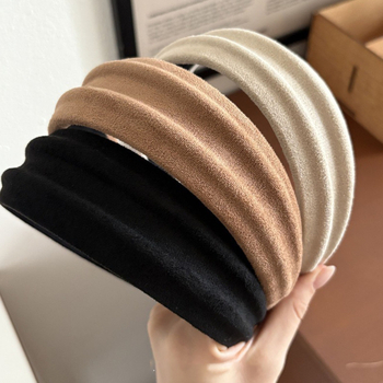 Bandă de păr pentru femei, din material textil, lucrată manual, stil medieval, Mengdi