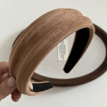 Bandă de păr pentru femei, din material textil, lucrată manual, stil medieval, Mengdi