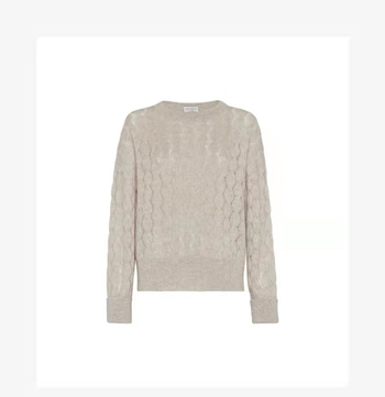 Ženska mohair pleteni jakna, prilagođena OEM obrada prema uzorcima/nacrtima, vezenje, visokokvalitetna tkanina (kašmir, vuna, najlon)