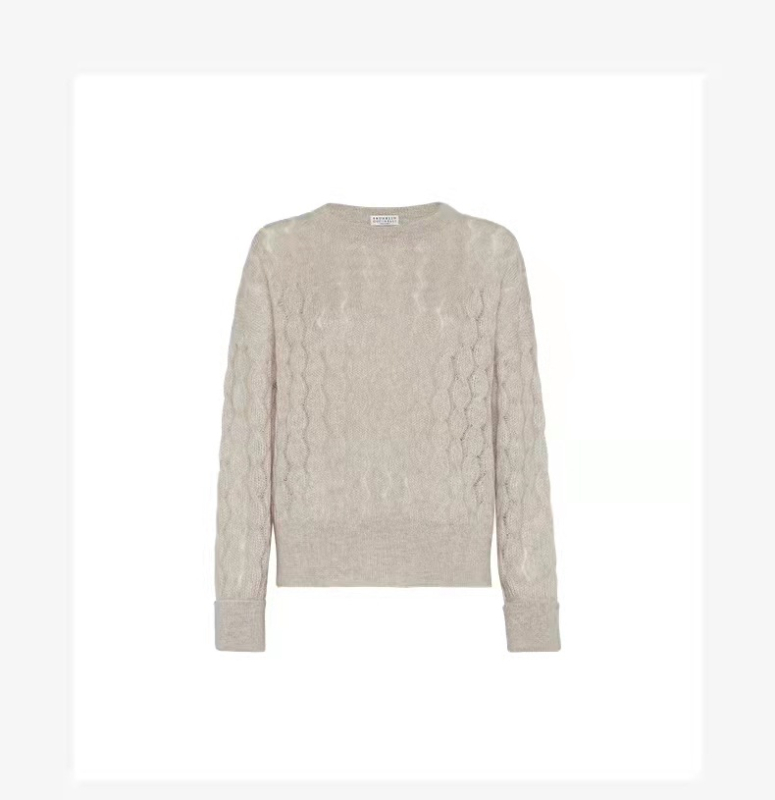 Ženska mohair pleteni jakna, prilagođena OEM obrada prema uzorcima/nacrtima, vezenje, visokokvalitetna tkanina (kašmir, vuna, najlon)