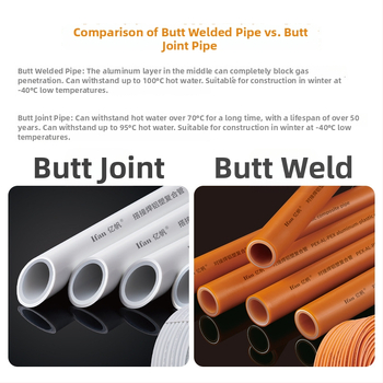 PEX-AL-PEX alumínium-plasztik cső háztartási telepítéshez és padlófűtéshez — 90°C működési hőmérséklet — IFAN