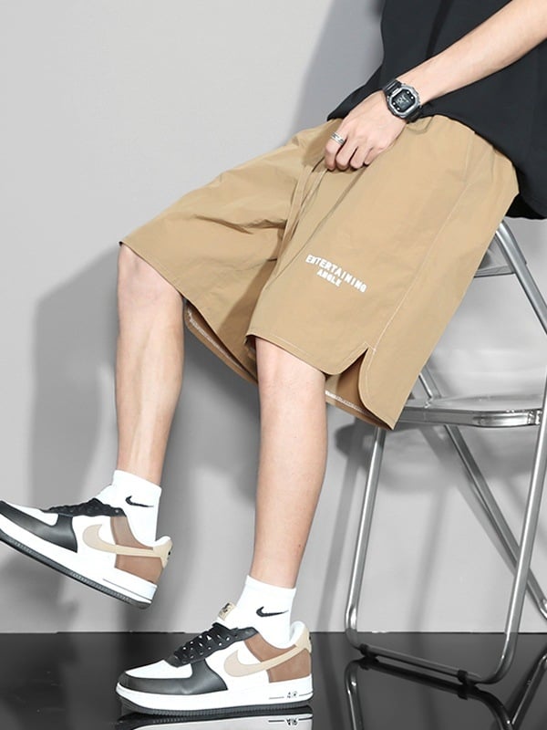 Muške ljetne casual šortse capri, ravni kroj, mikroelastični, ulični stil (Šifra Yhk9398)