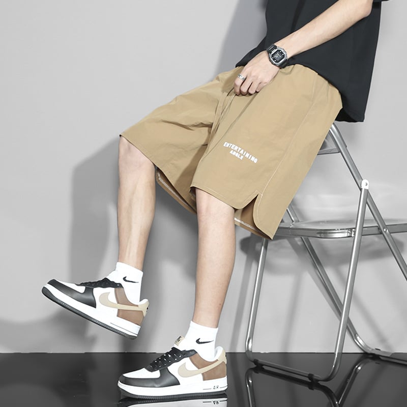 Muške ljetne casual šortse capri, ravni kroj, mikroelastični, ulični stil (Šifra Yhk9398)