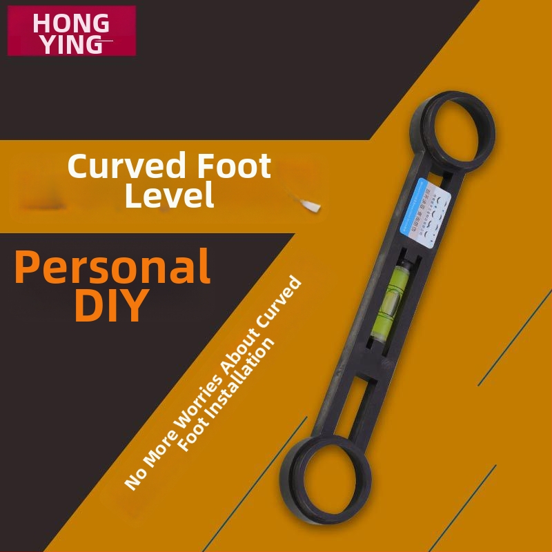 Curved foot level ruler za instalaciju tuša — plastični, Hongying marka, moderni jednostavni stil