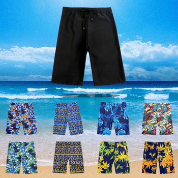 Мъжки найлонови плувни шорти с принт, 80% найлон, тегло на тъканта 300 г, подплата памук-бленд 50%, стил брифове/боксерки.