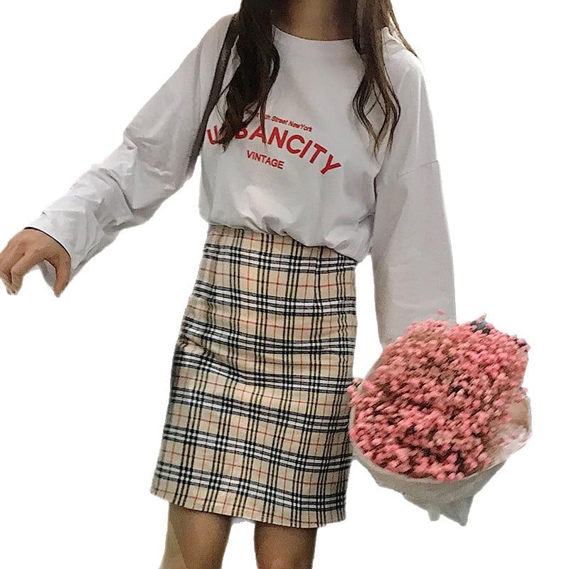 Μακρυμάνικη βαμβακερή μπλούζα T-shirt, 100% βαμβάκι, στρογγυλή λαιμόκοψη, χαλαρή γραμμή, ψηφιακή εκτύπωση