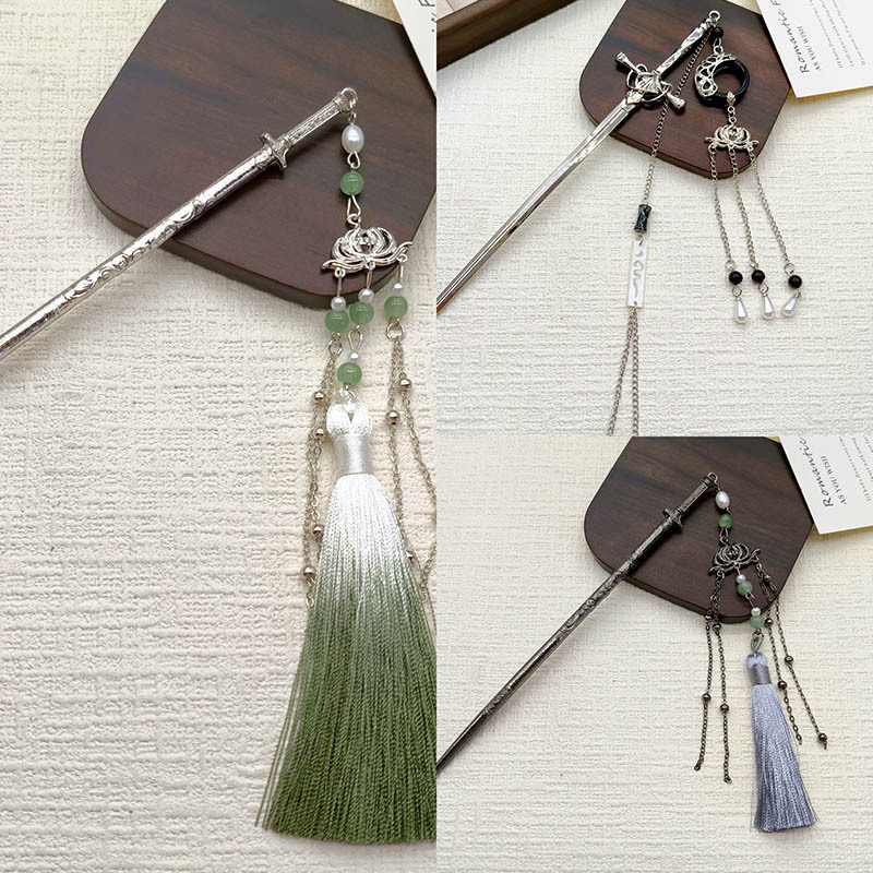 Hajtű, ötvözet, geometriai forma, új kínai stílus, elektroplattázás, márka Jiajie