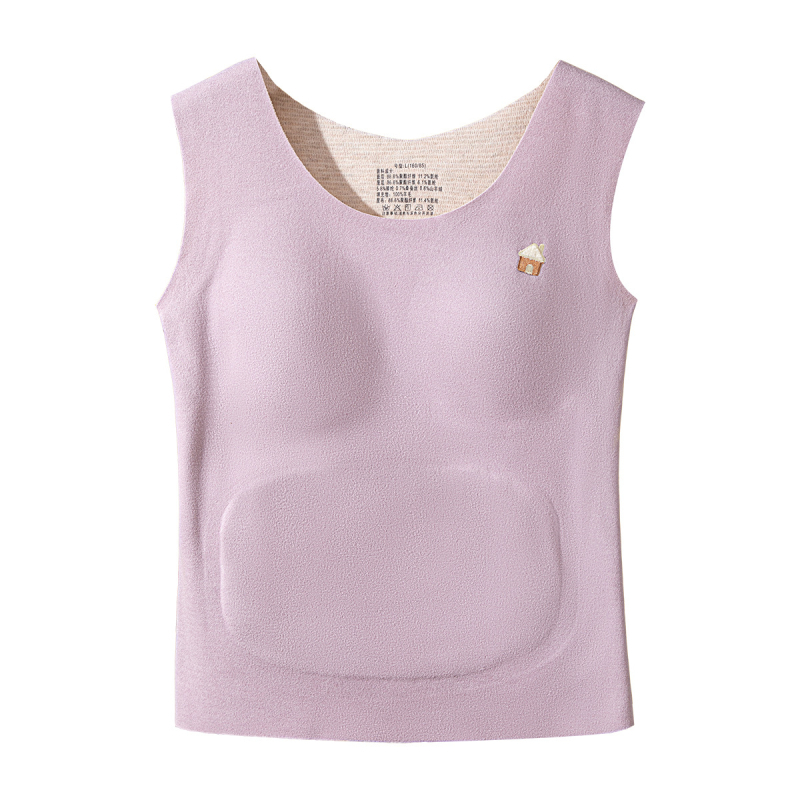 Termalna vest za djevojčice - okrugli izrez, jednoslojna, poliester vlakno, debeo materijal 251-300 g/m²