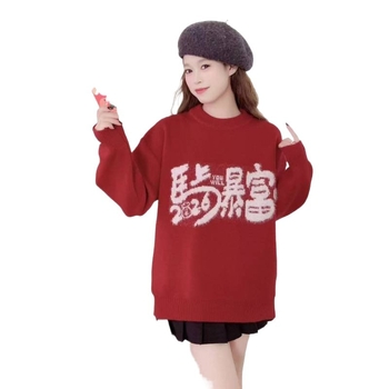 Pulover s kapuljačom od poliestera, uzorak usklađivanja boja, gradski ležerni stil, zima 2025