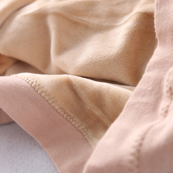 Pamukasti V-izrez pamučni prsluk s flekso podstavom, bez šavova, dvostruki sloj, topao