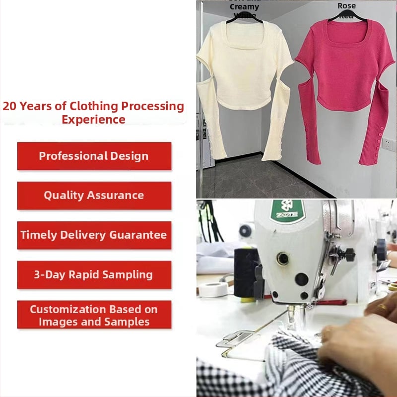 Prerada odjeće i prilagođavanje uz izradu uzoraka — OEM po nacrtima, 5 dizajnera, do 5.000 kom/dan, 3-dnevno probno razdoblje