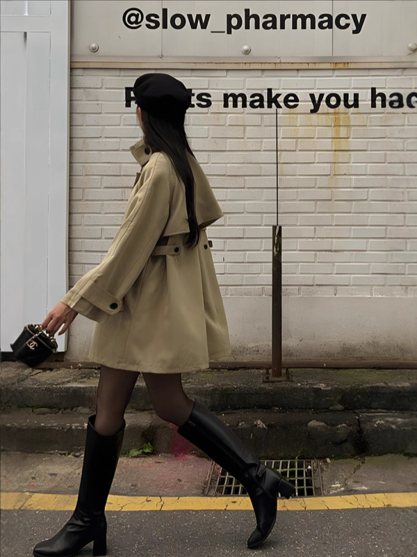 Trenč kaput u zvijezda stilu — jesen/zima, dugi i kratki modeli, obrada uzoraka i OEM po crtežima, 3 dizajnera, 600 kom/dan