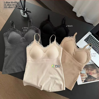 2025 Ženski 2-u-1 top od Mulberry Silk + Merino Wool s rebrastom čipkom