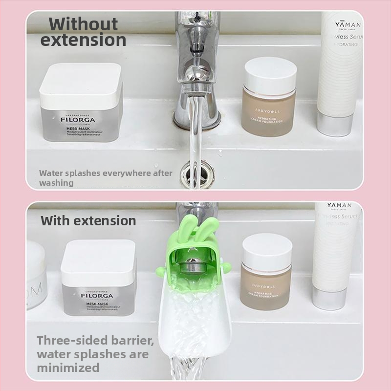 Proširivač slavine za kuhinju i kupaonicu, zaštita od prskanja izlaznog toka, plastični materijal, jednostruki dizajn, spiralno otvaranje, brušeni završetak, CE certifikat