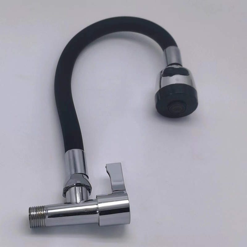 Kuhinjski miješalica od cinkovog legura, keramičko jezgro ventila, nominalni tlak 1,0 MPa, radna temperatura 0–90°C, promjer ulaza/izlaza 20 mm