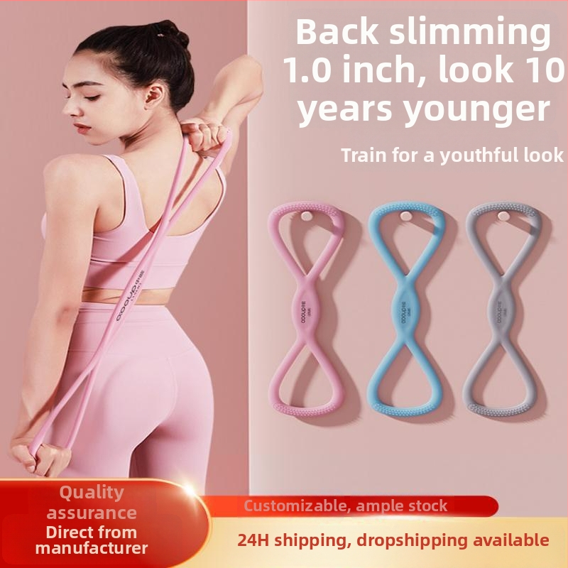 Σιλικονούχος εκτατήρας θώρακα με υψηλή ελαστικότητα, πολυλειτουργικός για προπονήσεις ώμων και πλάτης