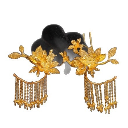 Vjenčana spona za kosu s resicama, cvjetni motiv zmaja i feniksa, retro stil, Han Yu, prilagodljivo