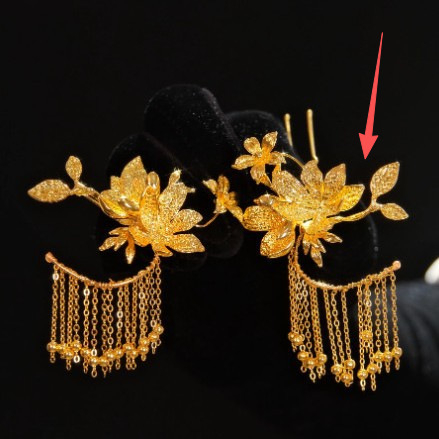 Vjenčana spona za kosu s resicama, cvjetni motiv zmaja i feniksa, retro stil, Han Yu, prilagodljivo