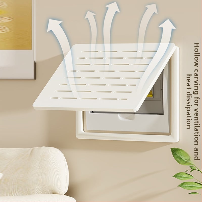 Dekoratívny obraz na pokrytie elektrickej panelovej skrinky s rámom, doska zo drevo-plastu, moderný minimalistický štýl, univerzálny priestor