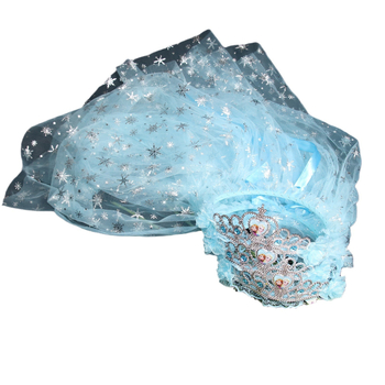 Lishuo rhinestone fejfedő gyerekeknek, rajzfilm stílus, fehér kristályok