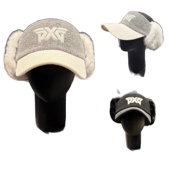 Детска голф шапка с райета за външна употреба, есенно-зимна топлина за момчета