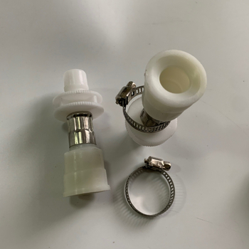 Adapter za vodni ulaz perilice rublja, model 010J, plastični, 1 MP, 40°C, montaža stezaljkom