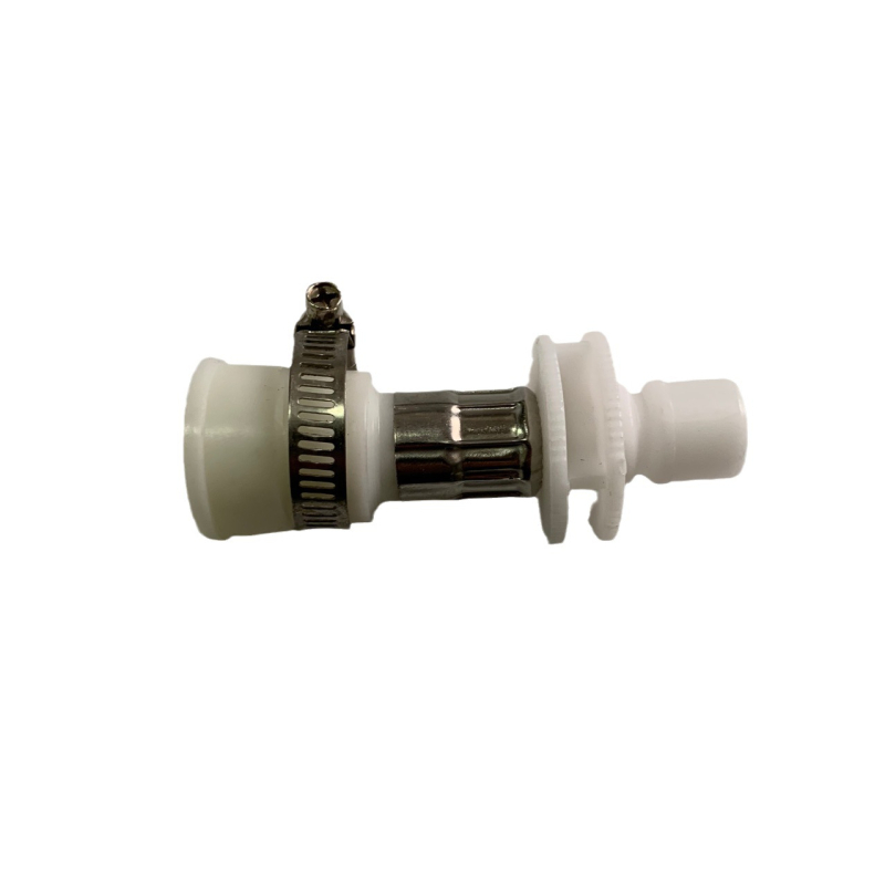 Adapter za vodni ulaz perilice rublja, model 010J, plastični, 1 MP, 40°C, montaža stezaljkom