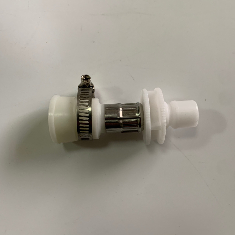 Adapter za vodni ulaz perilice rublja, model 010J, plastični, 1 MP, 40°C, montaža stezaljkom